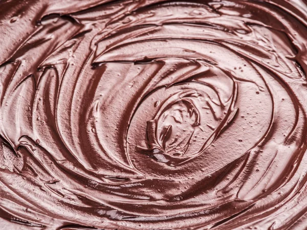 Cioccolato fuso o glassa di cioccolato . — Foto Stock