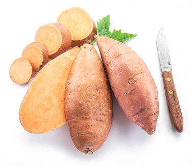 Sweet potato. Isolated on a white background. clipart