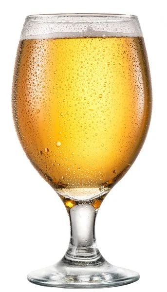 Buharlı bardak bira.