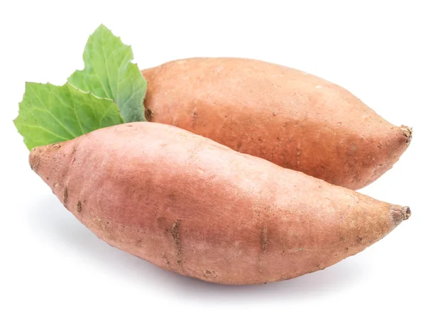 Sötpotatis. Isolerad på en vit bakgrund. — Stockfoto