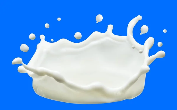 Milk splash. Macro shot. — Stock Photo, Image