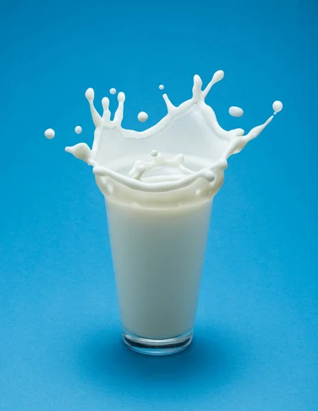 Milk splash. Macro shot. — Stock Photo, Image