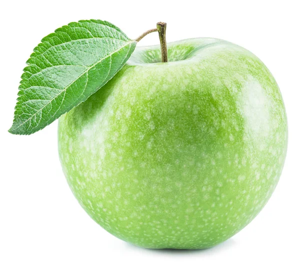 Reife grüne Apfelfrüchte. — Stockfoto