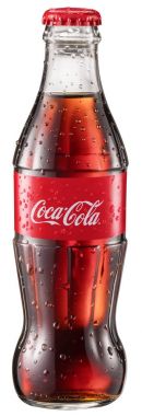 Kiev, Kasım, 27. Ukrayna 2017. Klasik Coca-Cola şişesi veya