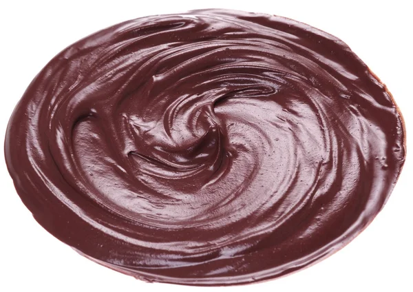 Растаянный шоколад или шоколадная глазурь . — стоковое фото
