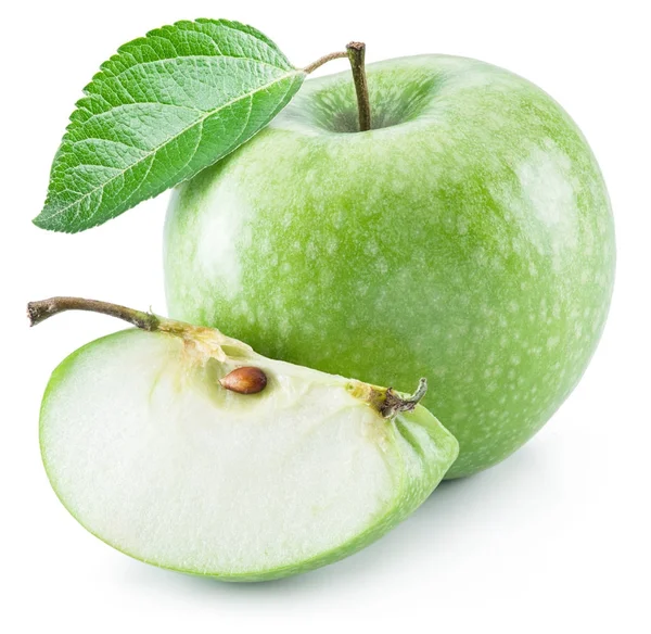 Dojrzałe jabłka zielone. — Zdjęcie stockowe