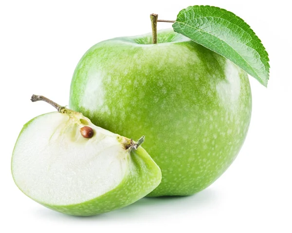 Dojrzałe jabłka zielone. — Zdjęcie stockowe