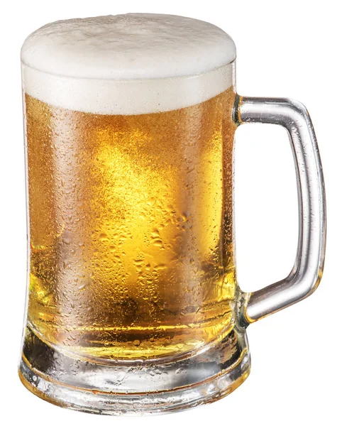 Steamy mug of beer. — Stock Photo, Image