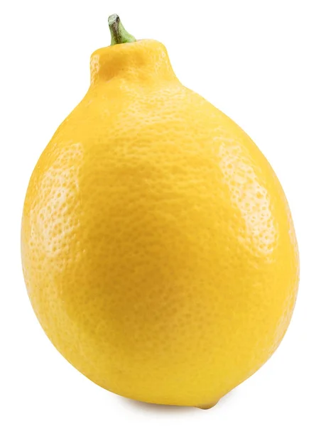 Mogen citron frukt på vit bakgrund. — Stockfoto