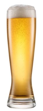 Buharlı bardak bira.