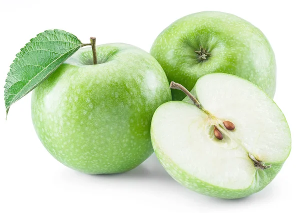 Manzanas verdes maduras . — Foto de Stock