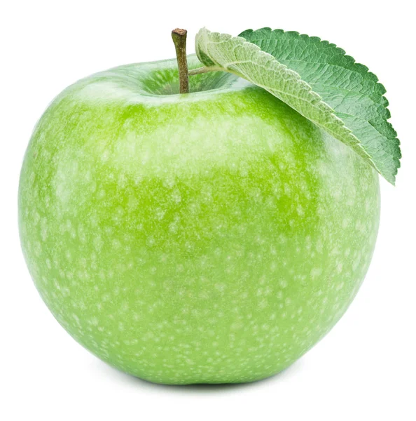 Reife grüne Apfelfrüchte. — Stockfoto