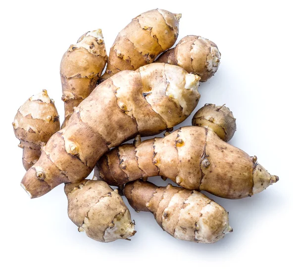 Jerusalem artichoke on a white background. — Stock Photo, Image