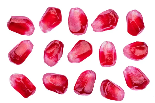 Set of ripe pomegranate seeds. — Stock Photo, Image