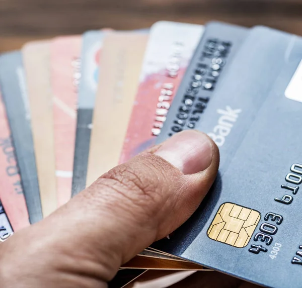 Cartões de crédito . — Fotografia de Stock