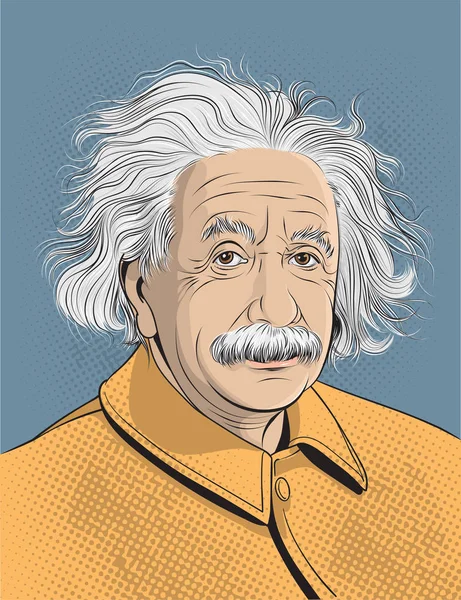 Albert Einstein ritratto — Vettoriale Stock