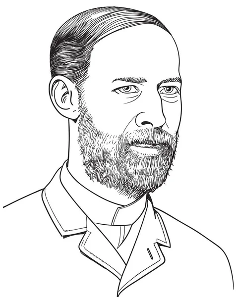 Heinrich Hertz — Stockvector