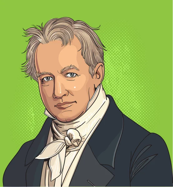 Alexander von Humboldt — Stok Vektör