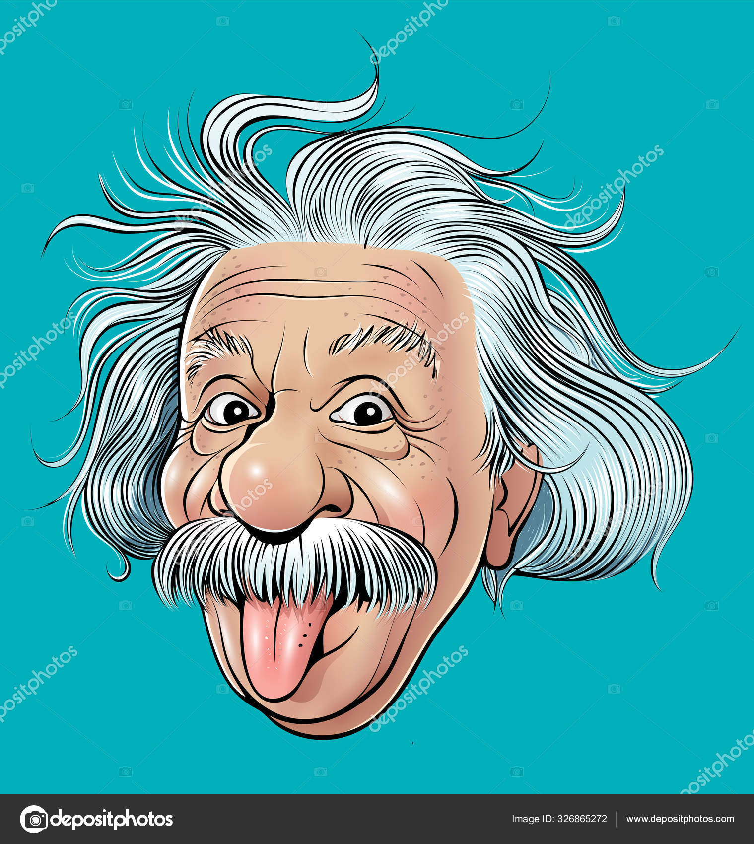Einstein karikatur