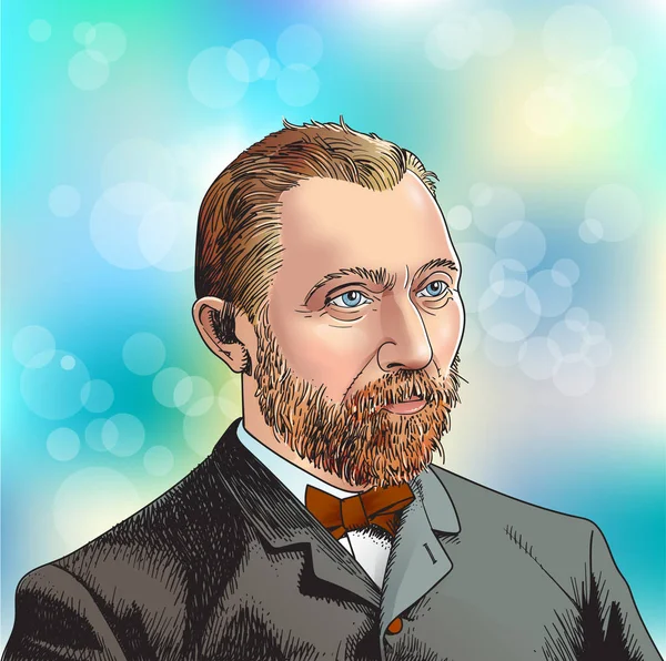 Vincent Van Gogh vagyok. — Stock Vector