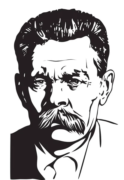 Maxim Gorki — Stockvector