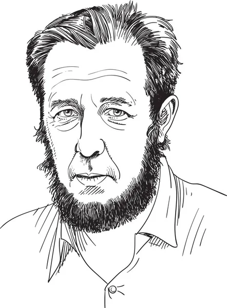 Aleksandr Solzhenitsyn — 스톡 벡터