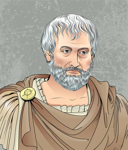 Arisztotelész — Stock Vector