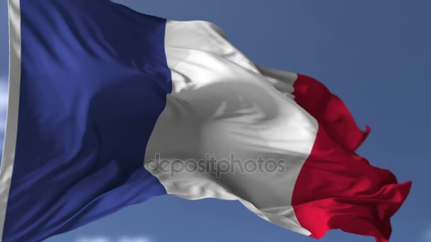 Ranskan lippu — kuvapankkivideo