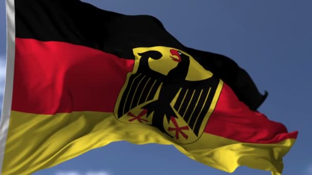 Прапор Німеччини — стокове відео