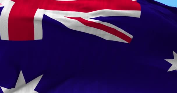 Australische vlag animatie — Stockvideo