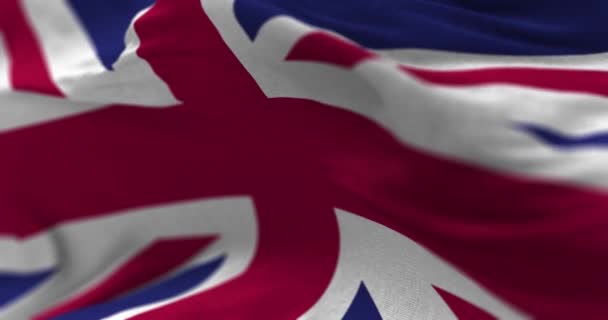 Flagge Großbritanniens — Stockvideo