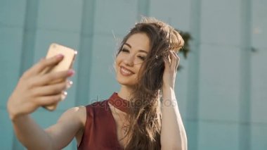 Selfie yanında Smartphone alarak