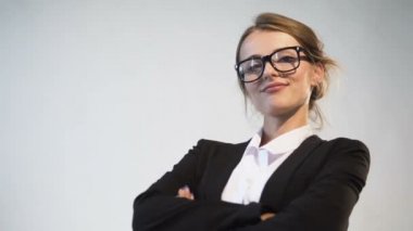 İddialı Businesswomans portre