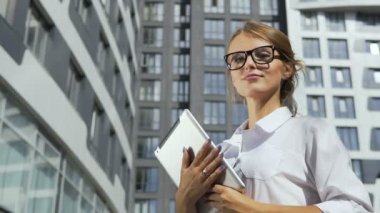 İşkadını Tablet önünde Corporation ile