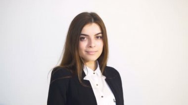 gülümseyen iş kadını