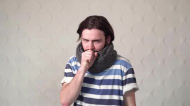 Hasta adam öksürük