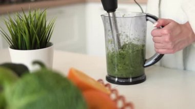 Blender kadınla closeup