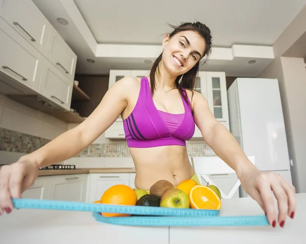 Mit gesunder Ernährung fit bleiben — Stockfoto