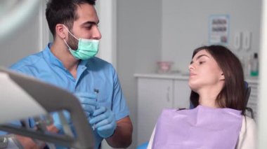 Diş hekimi kullanır ağız ayna