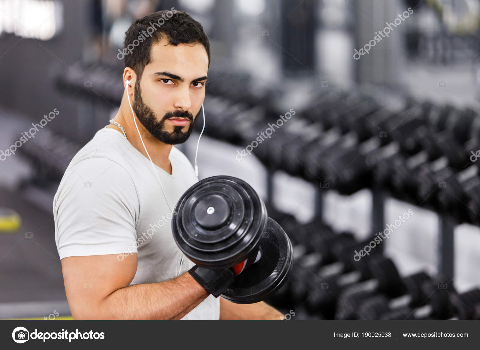 Images Arms Workout Arms Workout In The Gym Stock Photo