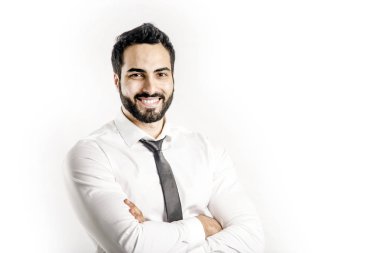 Portre sakallı adama