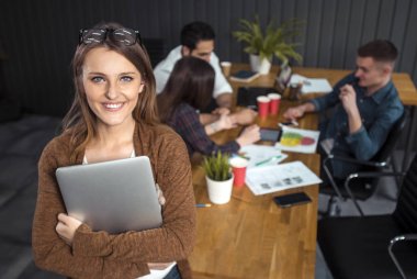 Kadın yöneticinin portresi