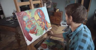 Sanatçı Ressam Sürrealist Çalışması