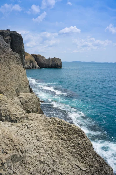 Vista Panorâmica Paisagem Marinha Primavera — Fotografia de Stock