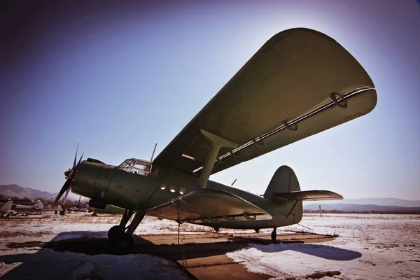 Avión An2 Para Paracaidismo — Foto de Stock