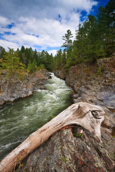 Tranquil River Bed Sunset — Stock Photo, Image