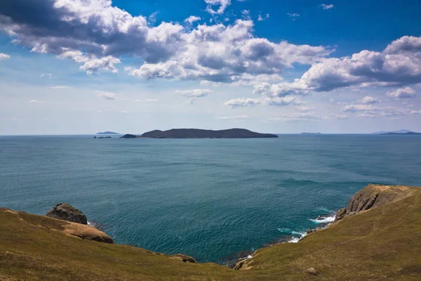 Vista Panoramica Del Paesaggio Marino Primaverile — Foto Stock