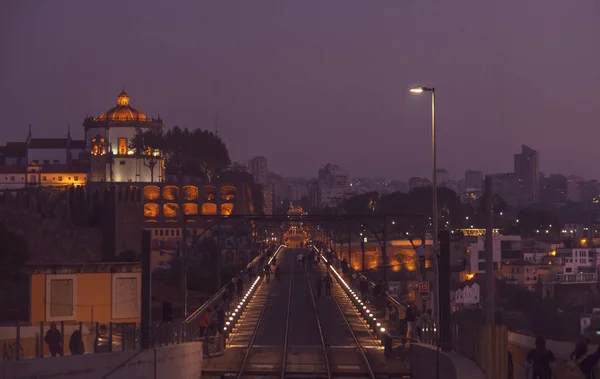 Sera Dom Luis Bridge, Porto — Foto Stock