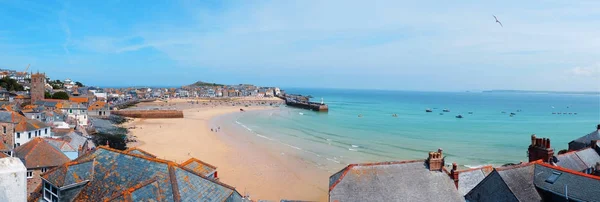 St.Ives panorama, Cornwall — ストック写真