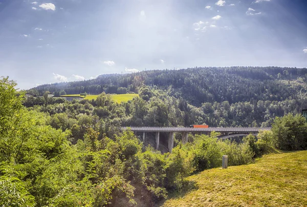 Transport bridge near Innsburg, Austria — Stock Photo, Image